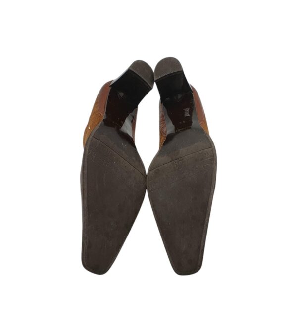 Pantofi dama Hogl 38, piele intoarsa, maro - imagine 5