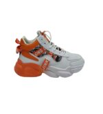 Adidasi barbati 41, material textil, imitatie de piele,  alb
