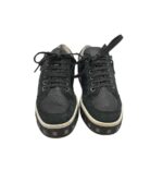 Adidasi dama Geox 37, piele intoarsa, piele, negru - imagine 3