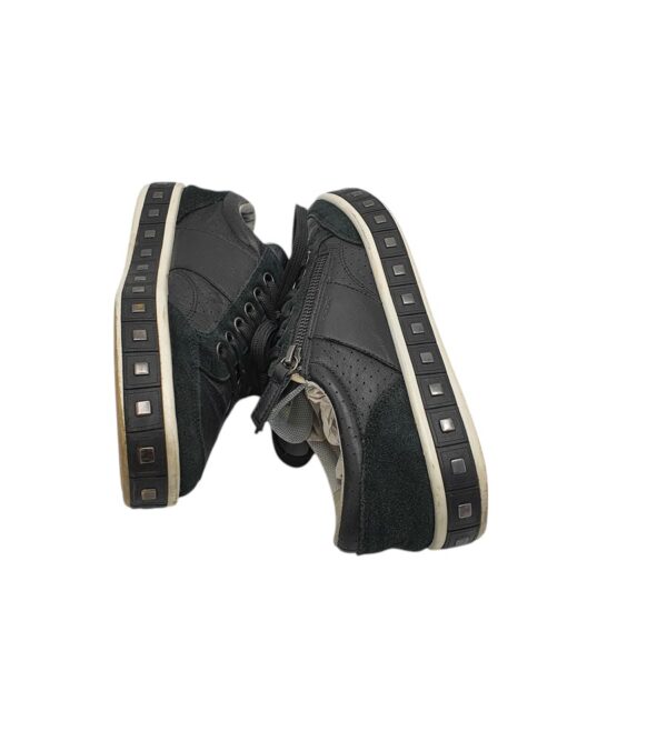 Adidasi dama Geox 37, piele intoarsa, piele, negru - imagine 4