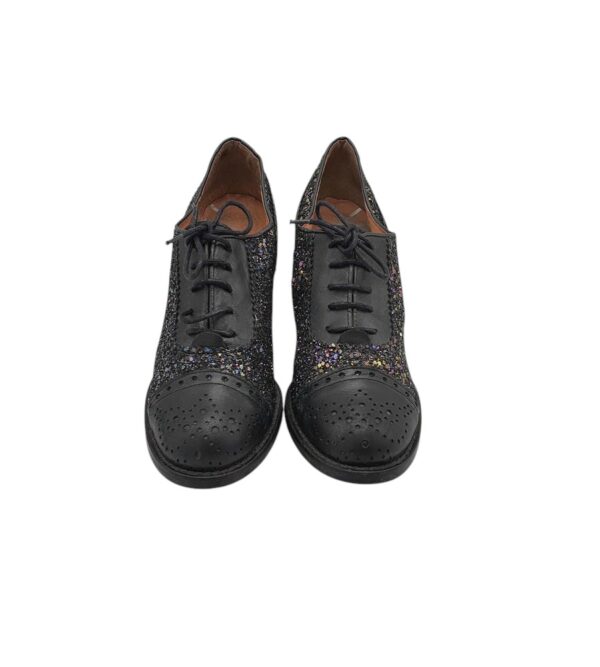 Botine dama 37, piele, negru - imagine 3