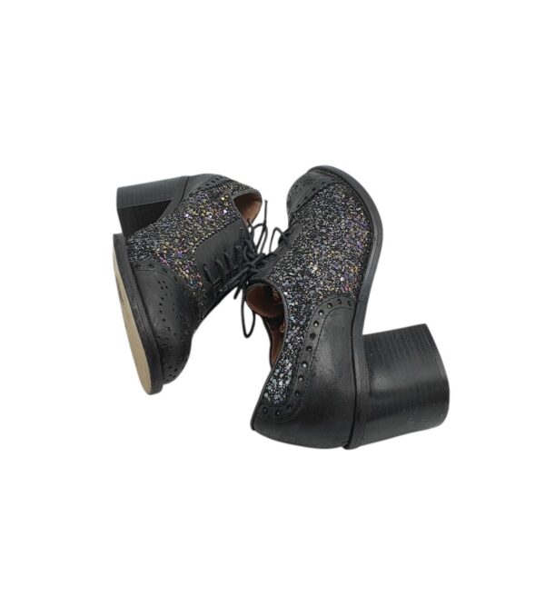 Botine dama 37, piele, negru - imagine 4