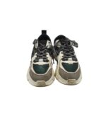Adidasi dama 37, imitatie de piele, material textil, alb negru - imagine 3