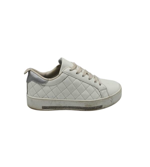 Adidasi dama Primark 39, imitatie de piele, alb - imagine 1