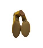 Sandale dama My♥U 37, material textil, galben - imagine 5