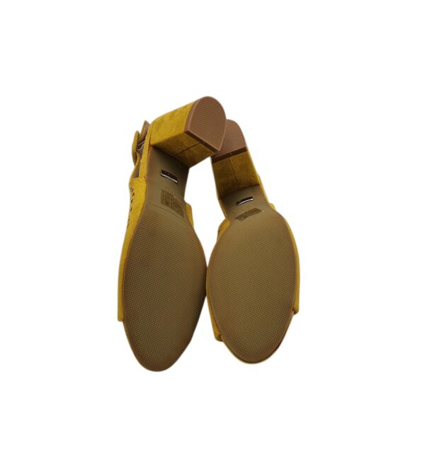 Sandale dama My♥U 37, material textil, galben - imagine 5