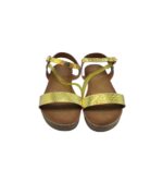 Sandale dama Est Int 38, imitatie de piele, alte materiale, auriu - imagine 3