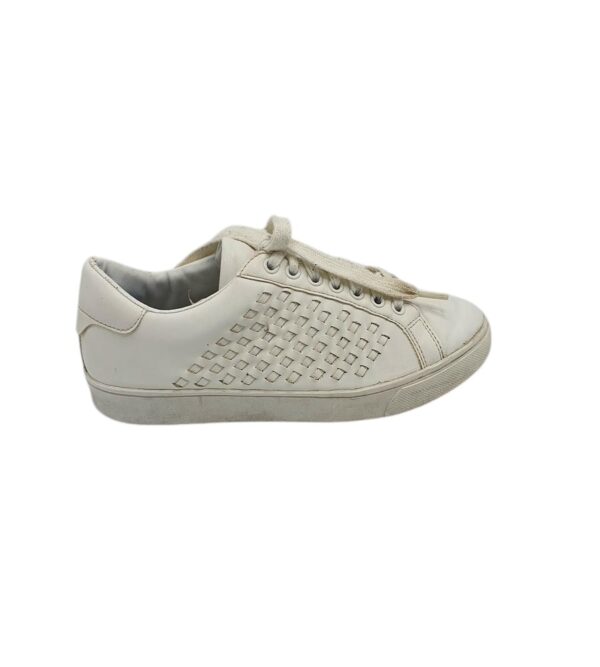 Tenisi dama Zara 40, imitatie de piele, alb - imagine 1