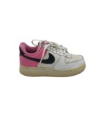 Adidasi copii Nike 37, piele, material textil, alb