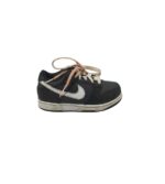 Adidasi copii Nike 27, piele, negru