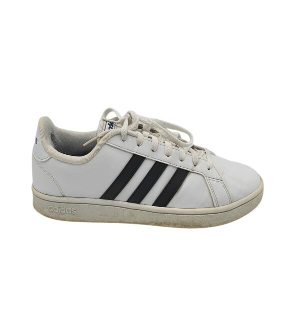 Adidasi barbati Adidas 46, imitatie de piele, alb - imagine 1