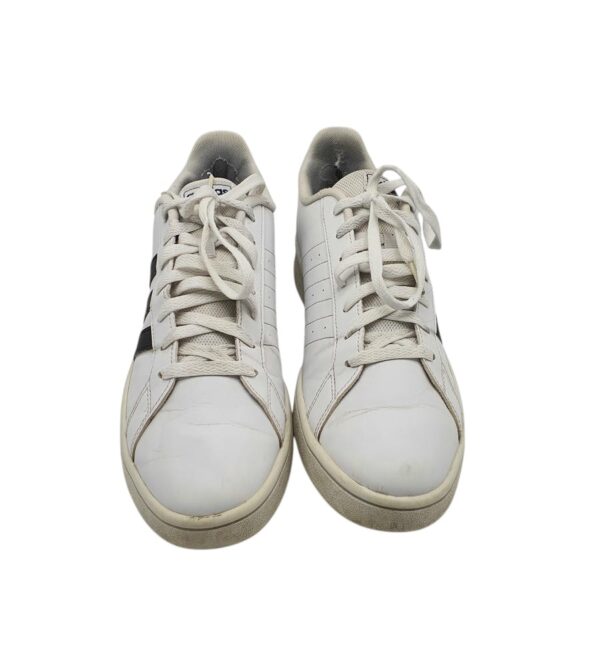 Adidasi barbati Adidas 46, imitatie de piele, alb - imagine 3