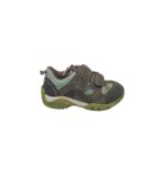 Adidasi copii Superfit 27, piele intoarsa, material textil, gri