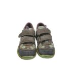 Adidasi copii Superfit 27, piele intoarsa, material textil, gri - imagine 3