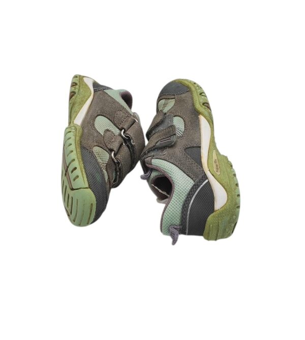 Adidasi copii Superfit 27, piele intoarsa, material textil, gri - imagine 4