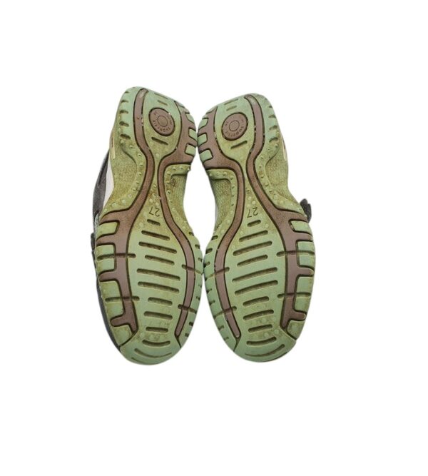 Adidasi copii Superfit 27, piele intoarsa, material textil, gri - imagine 5