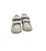 Adidasi copii Adidas 23, imitatie de piele, alb - imagine 3