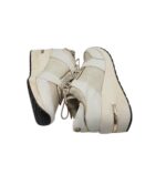 Adidasi dama New Look 38, imitatie de piele, material textil, alb - imagine 4