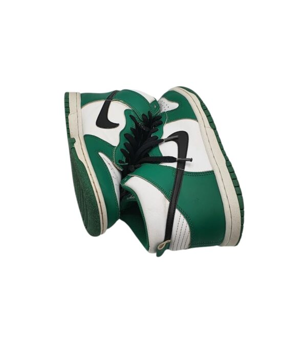 Adidasi dama NIke 36, piele, imitatie de piele, alb verde - imagine 4