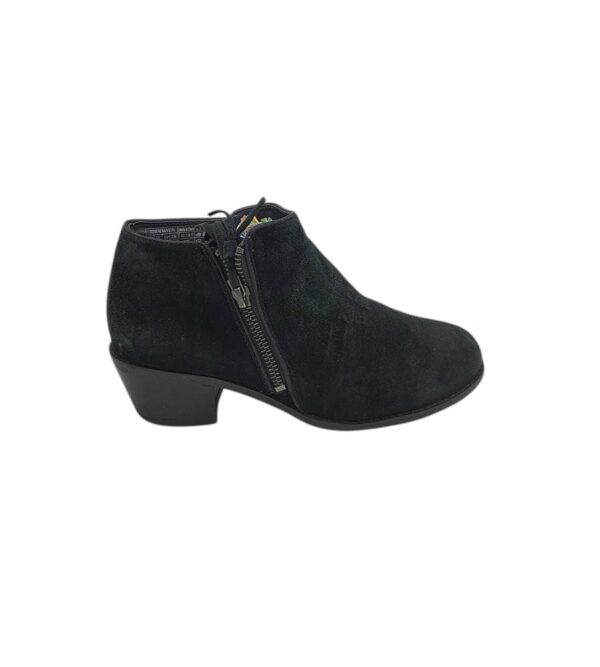 Botine dama Vionic 38, piele intoarsa, negru - imagine 1
