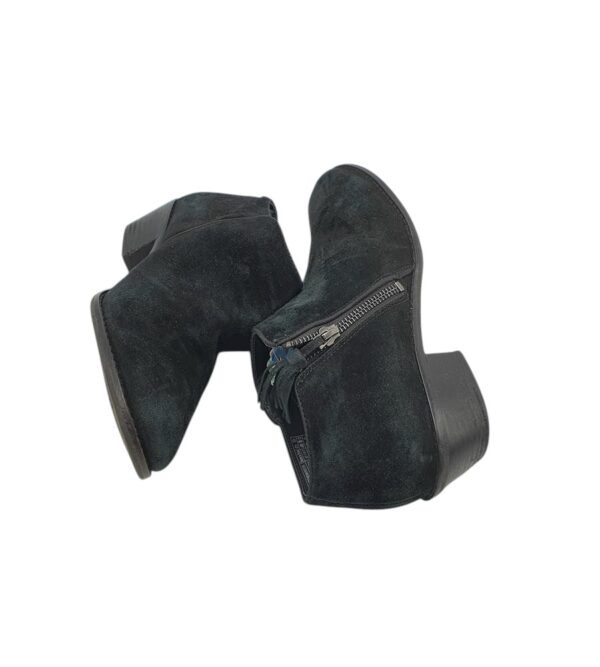 Botine dama Vionic 38, piele intoarsa, negru - imagine 4