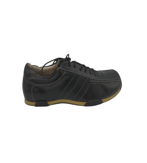 Pantofi barbati Nyka 41, piele, negru - imagine 1