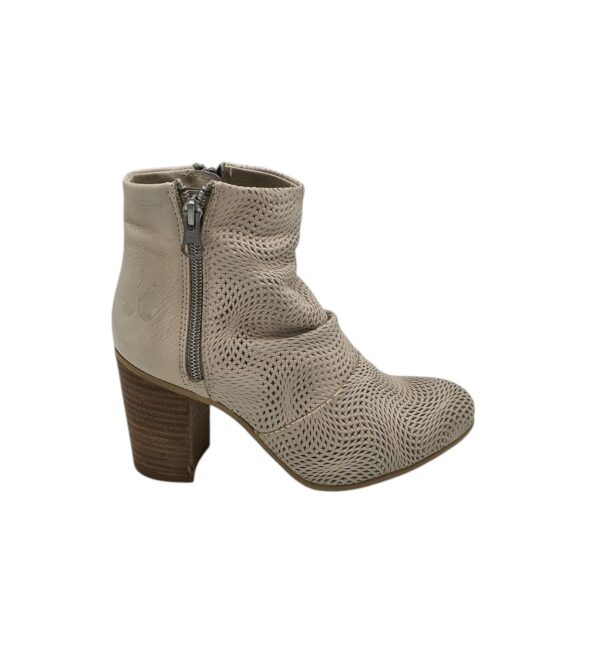Botine dama Felmini 36, piele, crem - imagine 1