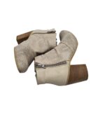 Botine dama Felmini 36, piele, crem - imagine 4