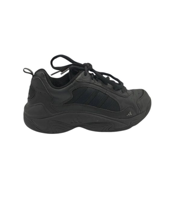 Adidasi dama Adidas 40, piele, material textil, negru - imagine 1