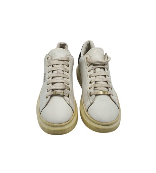 Adidasi dama Guess 39, imitatie de piele, alb - imagine 3