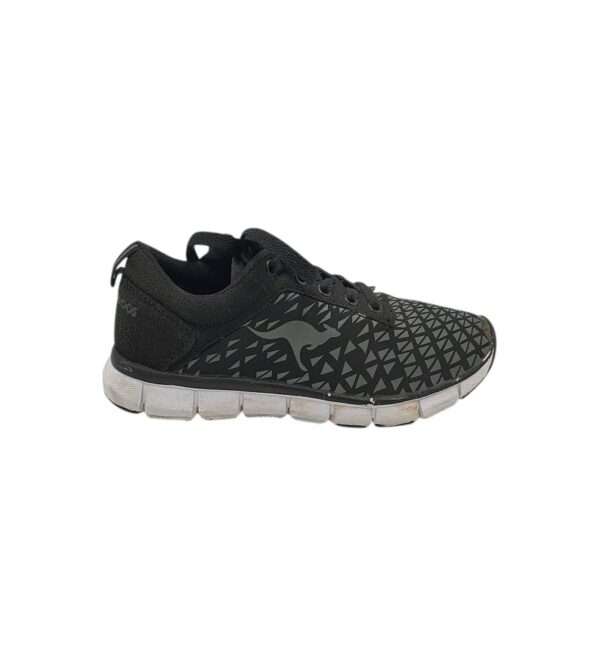 Adidasi copii Kangaroos 36, material textil, negru gri - imagine 1