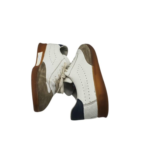 Adidasi barbati LLoyd 42, piele, piele intoarsa, alb - imagine 4