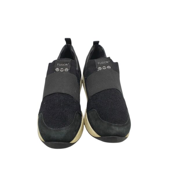 Adidasi dama Ara 41, piele, material textil, negru - imagine 3