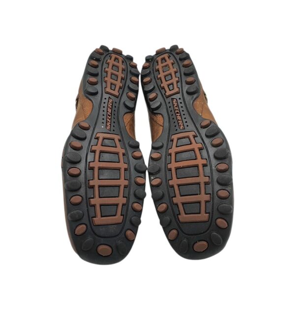 Adidasi barbati Skechers 42, piele, maro - imagine 5