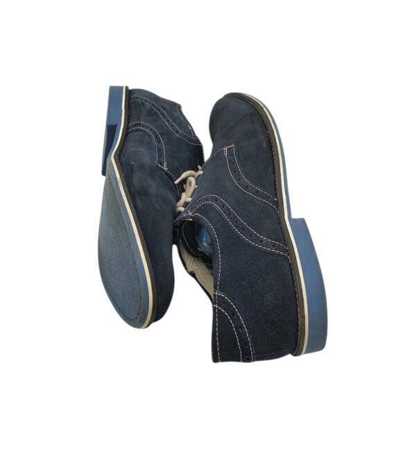Pantofi barbati Vanderlaan 45, piele intoarsa, bleumarin - imagine 4