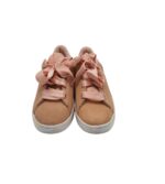 Adidasi dama Puma 37, piele intoarsa , bej - imagine 3