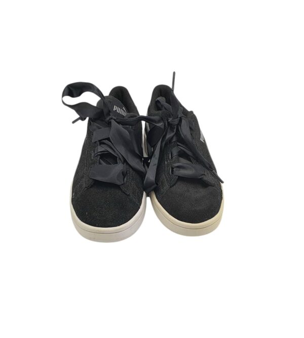 Adidasi dama Puma 37, piele intoarsa , negru - imagine 3