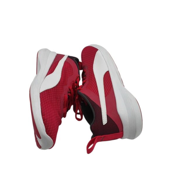 Adidasi dama Puma 37, material textil, rosu - imagine 4