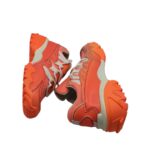 Adidasi dama Ah 38, imitatie de piele, material textil, portocaliu roz - imagine 4