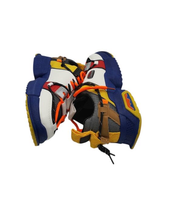 Adidasi dama Ah 38, imitatie de piele, material textil, alb - imagine 3