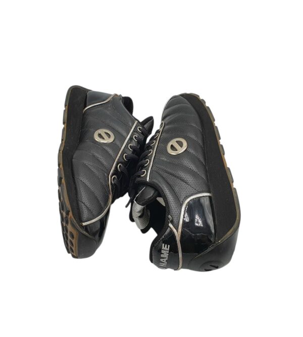 Adidasi dama No Name 38, imitatie de piele, negru - imagine 3