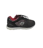 Adidasi dama Skechers 38, material textil, negru alb