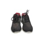 Adidasi dama Skechers 38, material textil, negru alb - imagine 3
