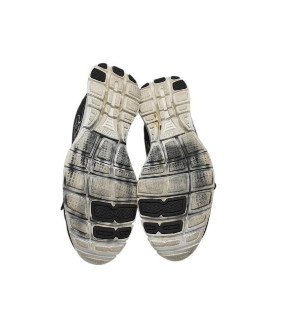 Adidasi dama Skechers 38, material textil, negru alb - imagine 5