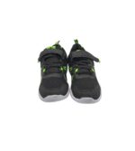 Adidasi copii 35, material textil, imitatie de piele, negru - imagine 3