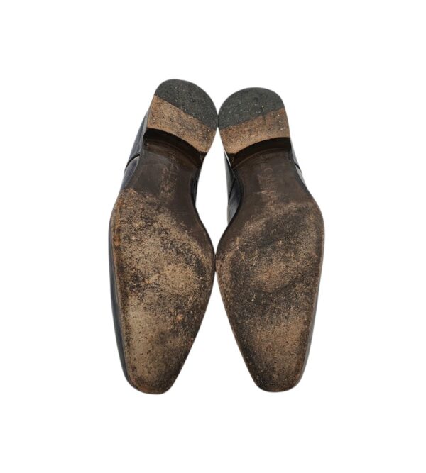 Pantofi barbati Calver 42, piele, crem gri - imagine 5