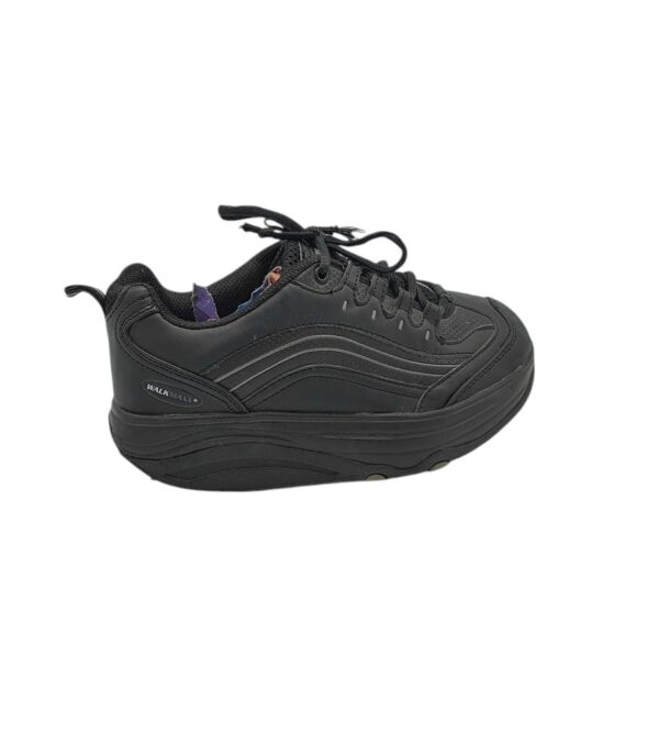 Adidasi dama Walkmaxx 39, imitatie de piele , negru - imagine 1
