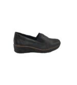 Pantofi dama Rieker 39, piele, imitatie de piele, negru