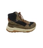 Ghete barbati Superfit 42, piele intoarsa, material textil, maro, Goretex