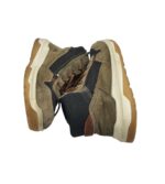Ghete barbati Superfit 42, piele intoarsa, material textil, maro, Goretex - imagine 4